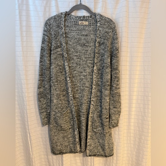 Hollister Sweaters - Hollister Cozy Heather Gray Knit Cardigan